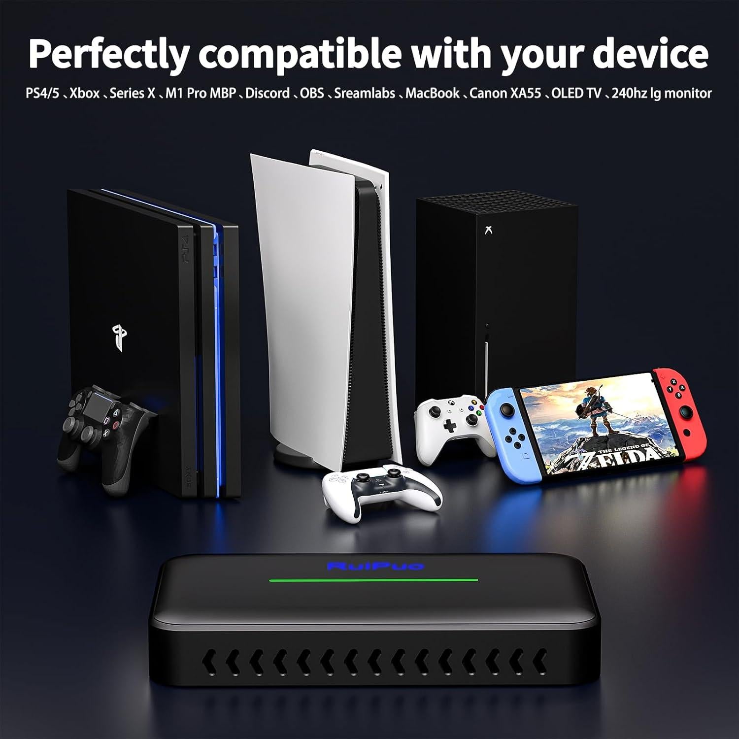 Tarjeta de Captura de Video 4K 60Hz HDMI RuiPuo A3