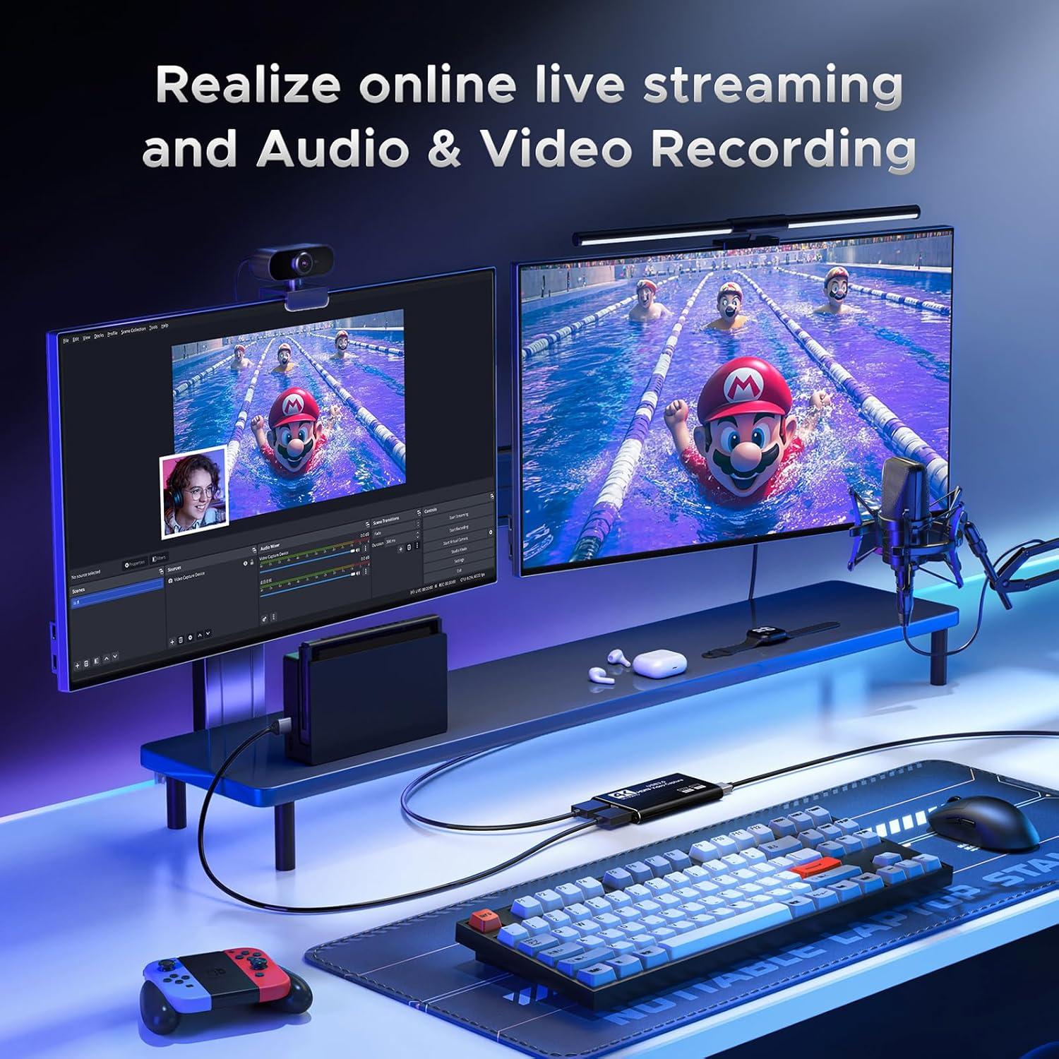 Tarjeta de Captura de Video HDMI 4K XIIXMASK USB 3.0 1080P 60FPS