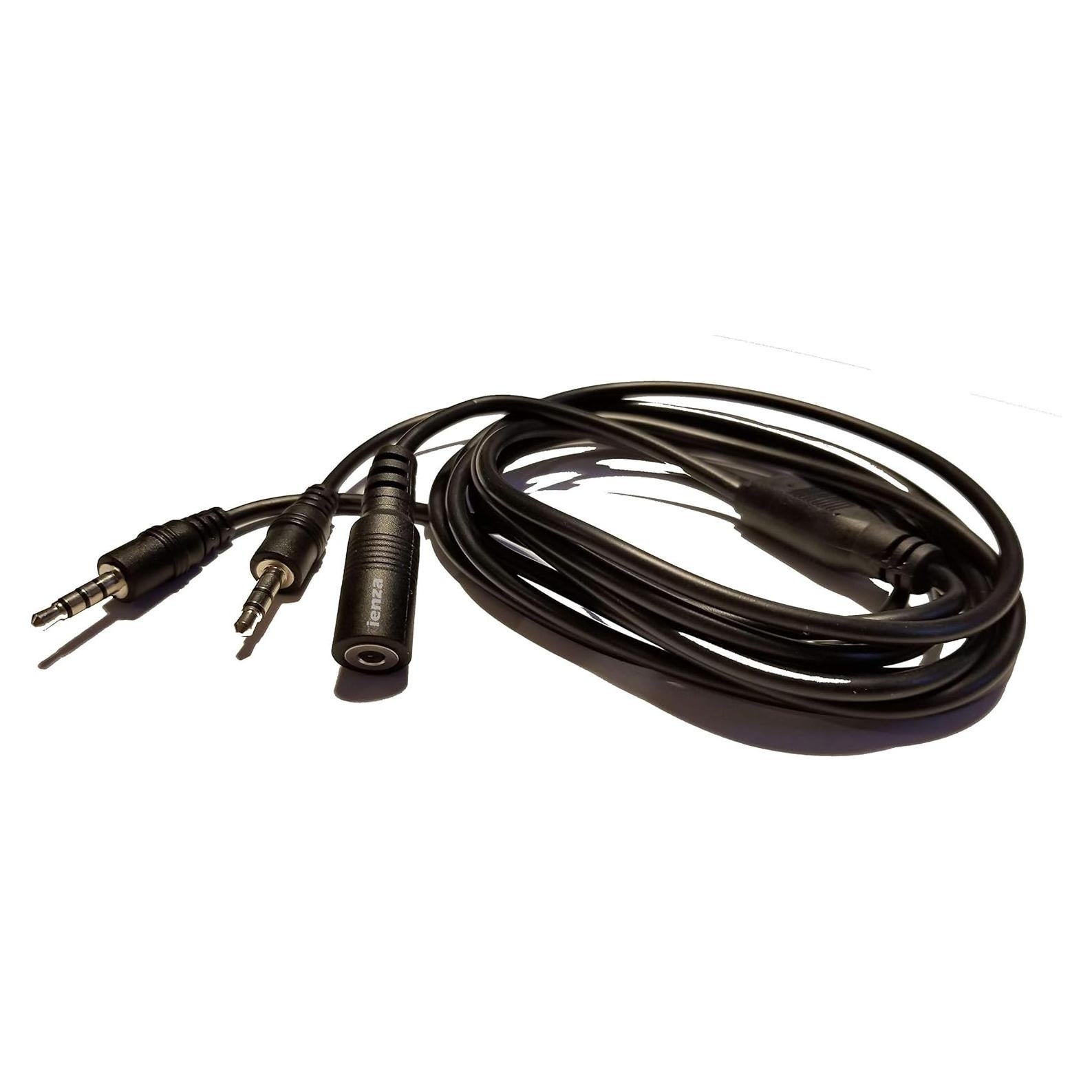 Party Chat Link Chat Adapter Cable Wire for Xbox One, Xbox Series X/S, PlayStation 4 PS4, PS5, Elgato Game Capture HD, HD60, HD60 Pro & Similar Devices