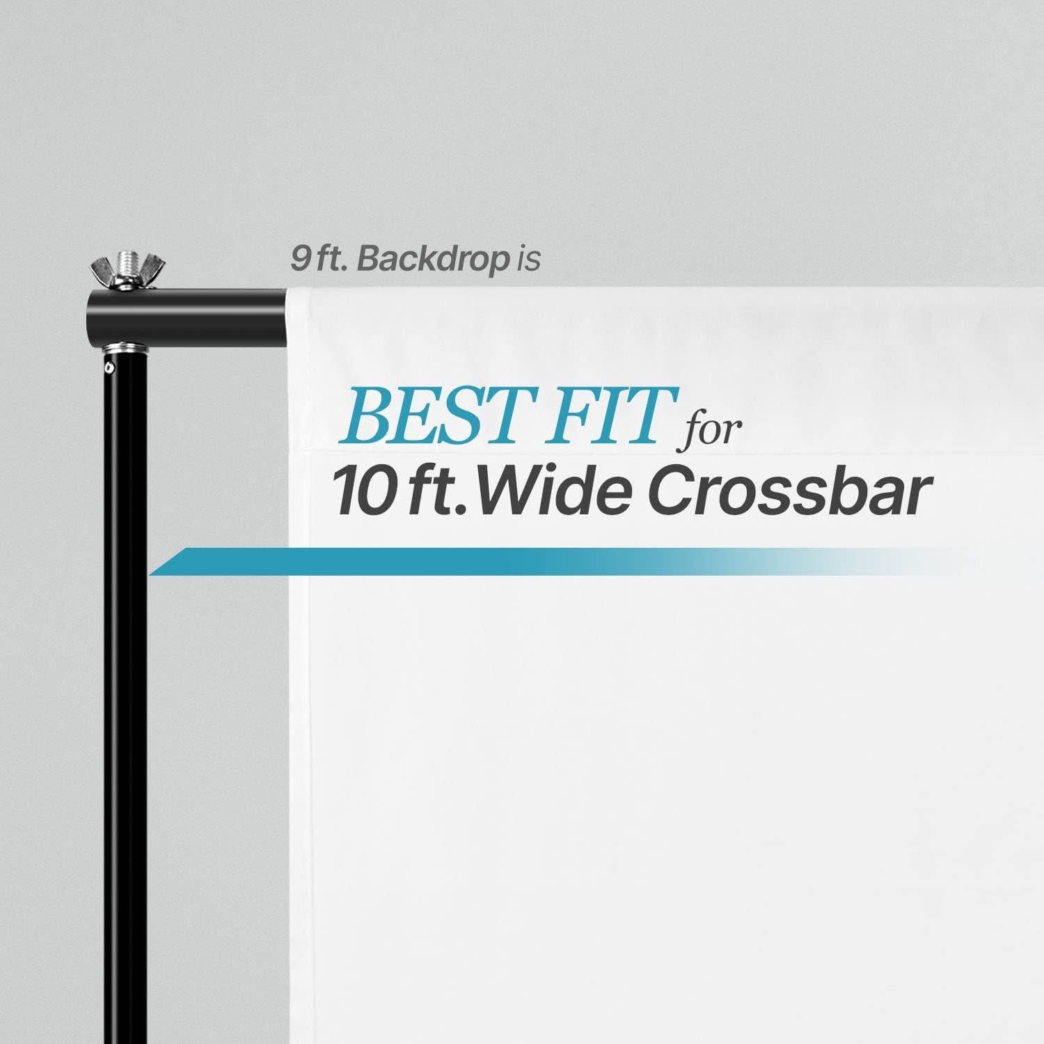 Pantalla de Fondo Blanca LimoStudio 2.74x3.96m 200GSM Premium