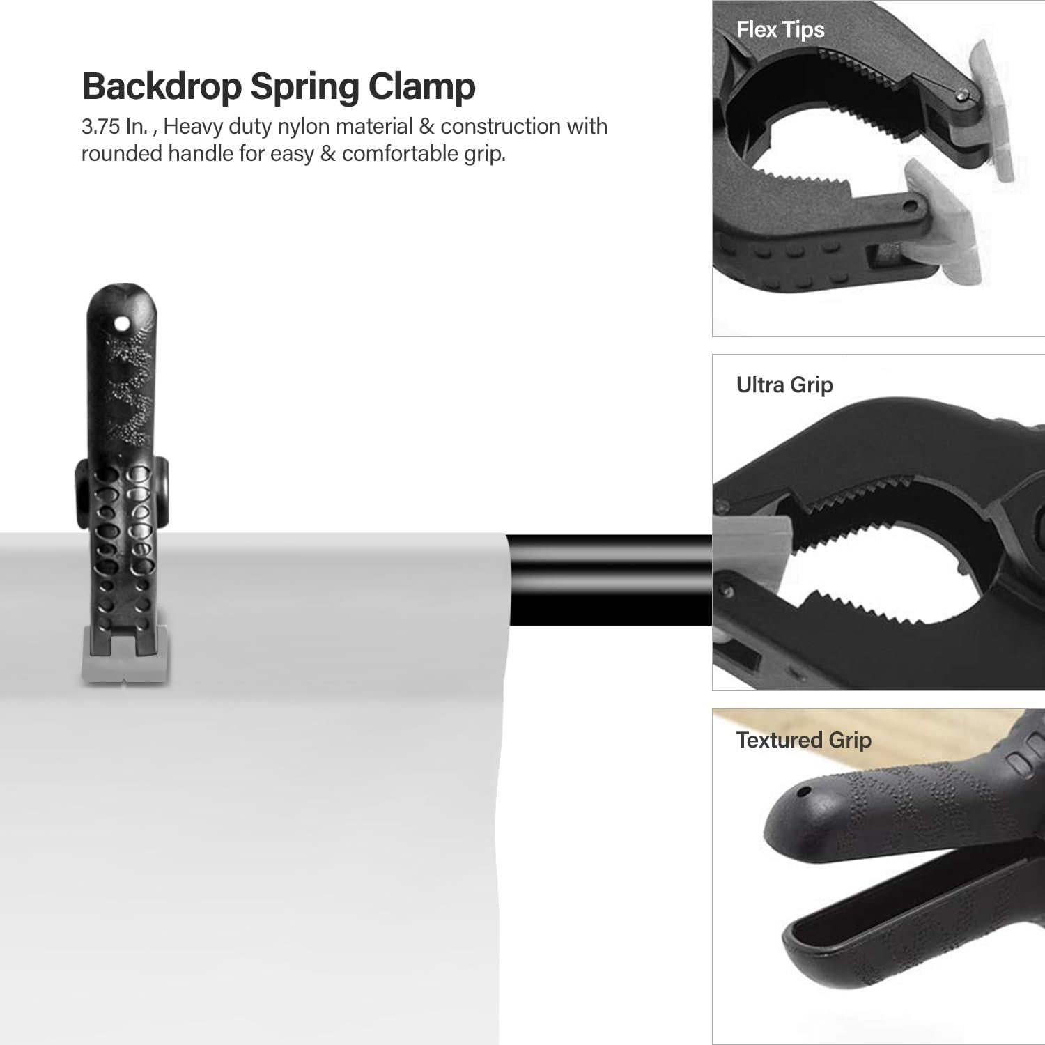 Pantalla de Fondo Blanca LimoStudio 2.74x3.96m 200GSM Premium