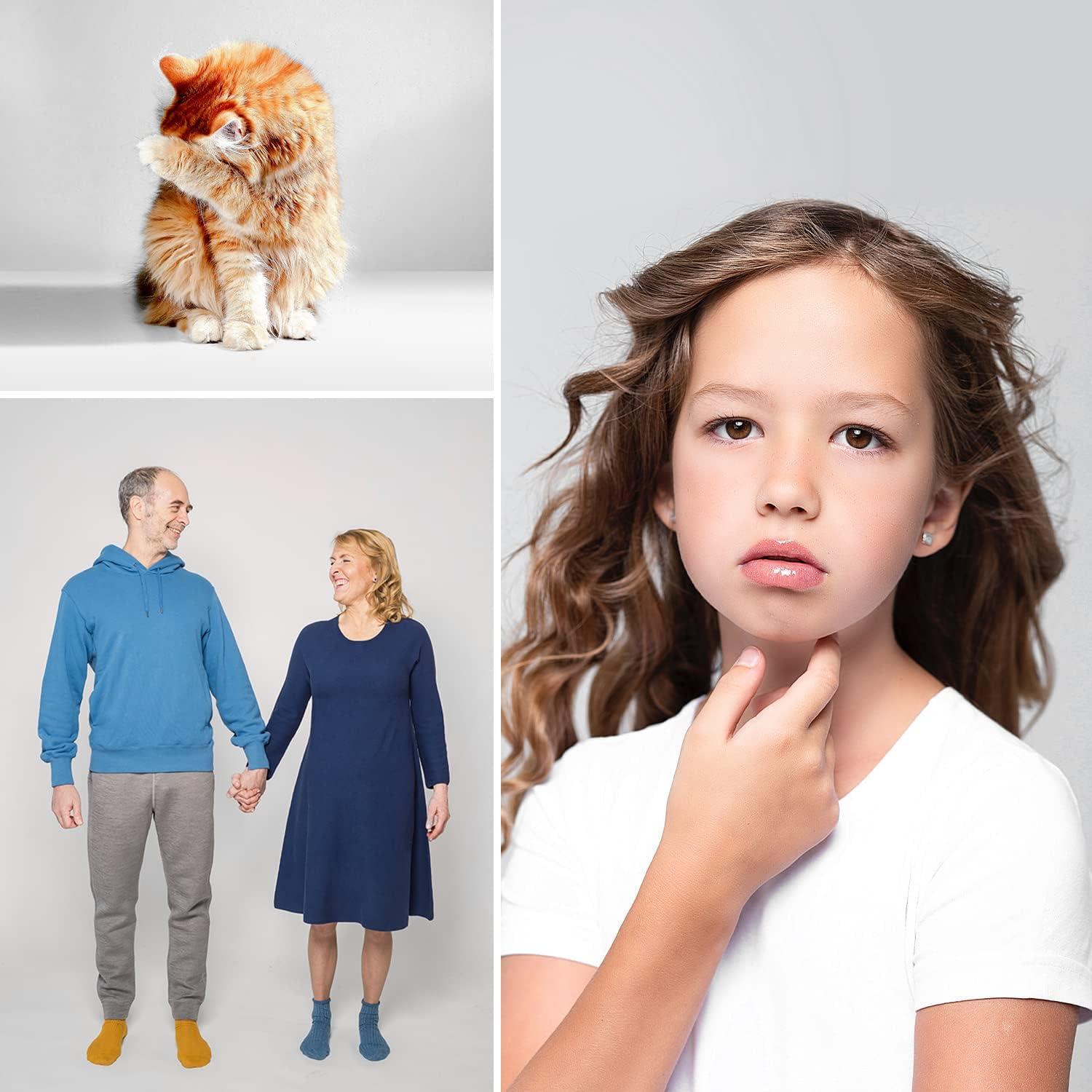 Pantalla de Fondo Blanca LimoStudio 2.74x3.96m 200GSM Premium