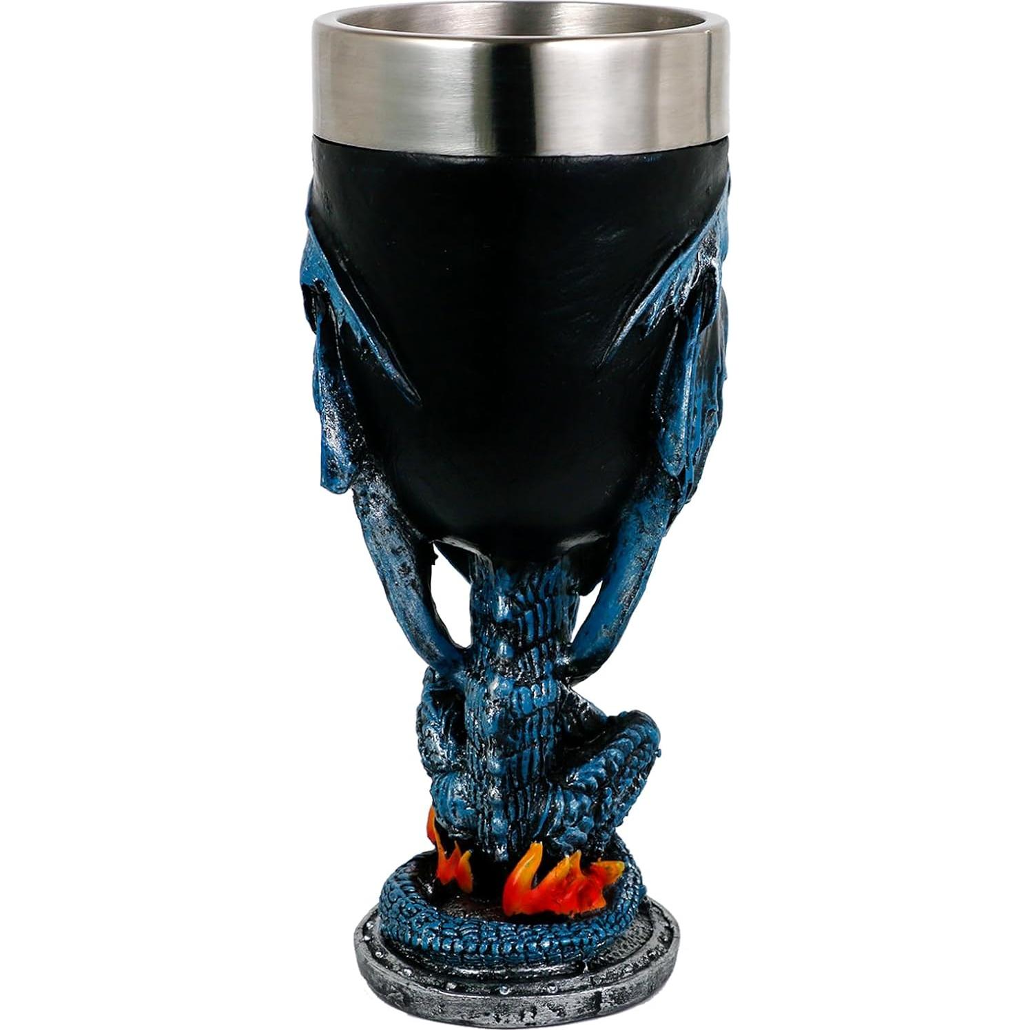 Cáliz de Dragón Azul Alikiki - 207 ml Acero Inoxidable