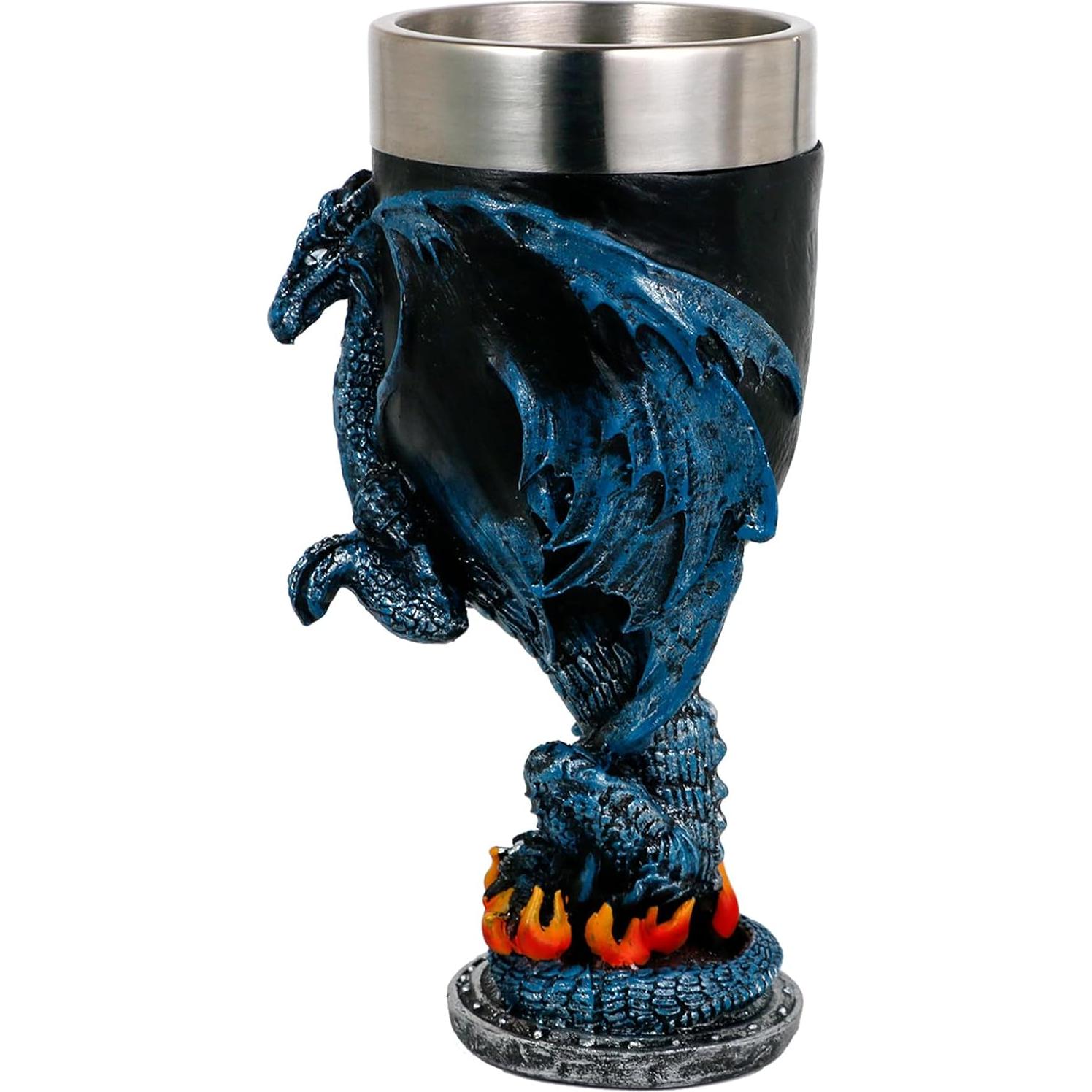 Cáliz de Dragón Azul Alikiki - 207 ml Acero Inoxidable