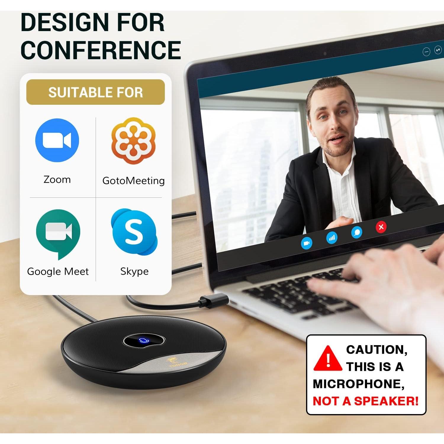 Micrófono de Conferencia USB Tonor TM20 Omnidireccional