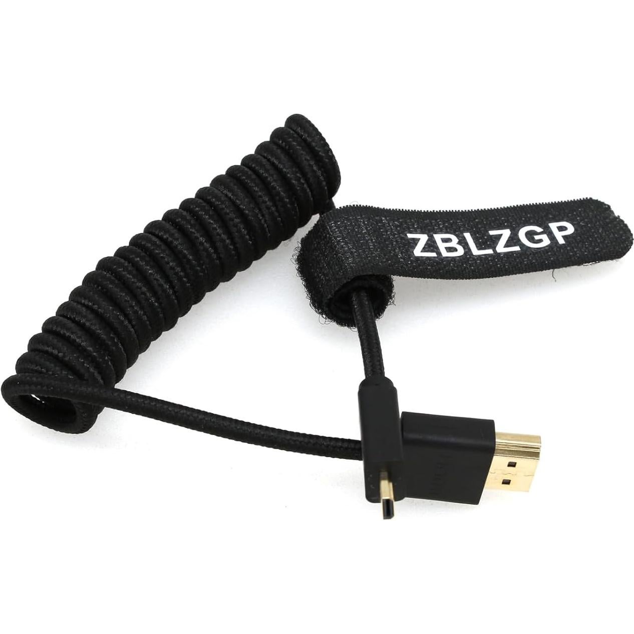 Cable HDMI 2.1 8K 48Gbps ZBLZGP Trenzado Negro 30cm