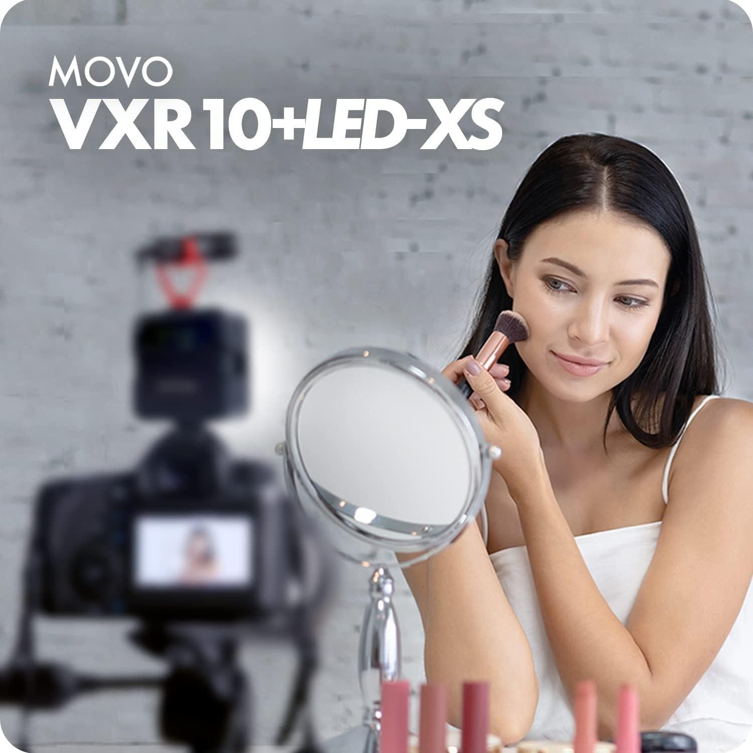 Kit de Video Movo con Micrófono VXR10 y Luz LED Compacta