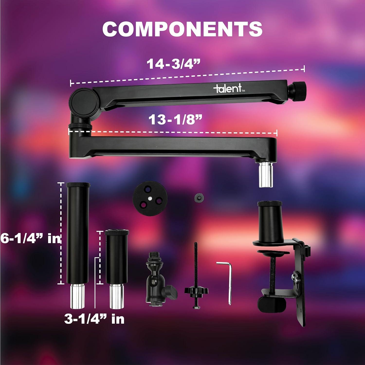 Soporte de Micrófono y Cámara Talent Proflex - Brazo Ajustable
