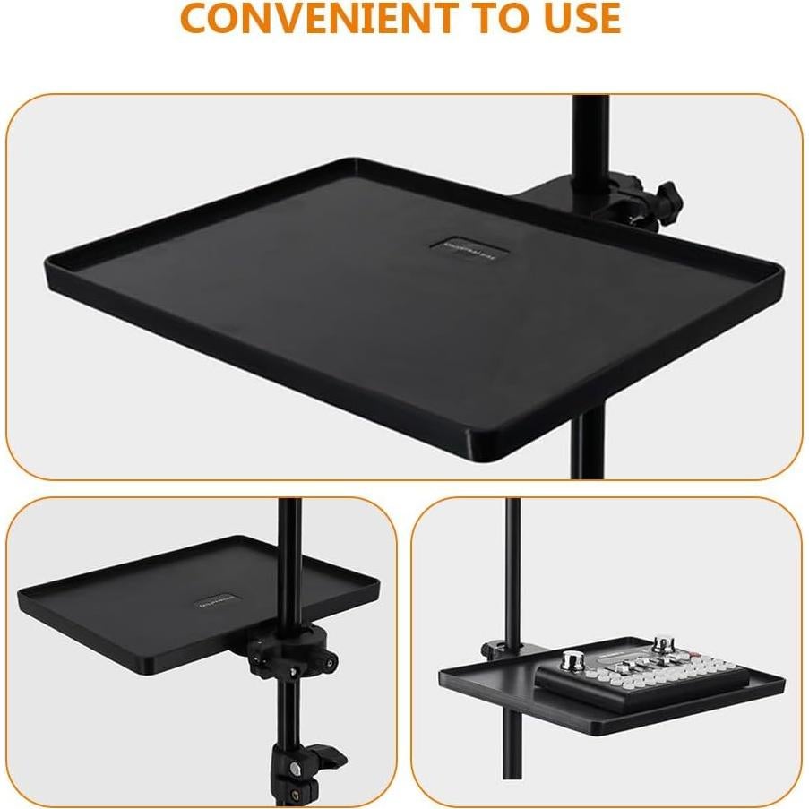 Soporte de Micrófono Ajustable Negro 27x20.5cm Plástico