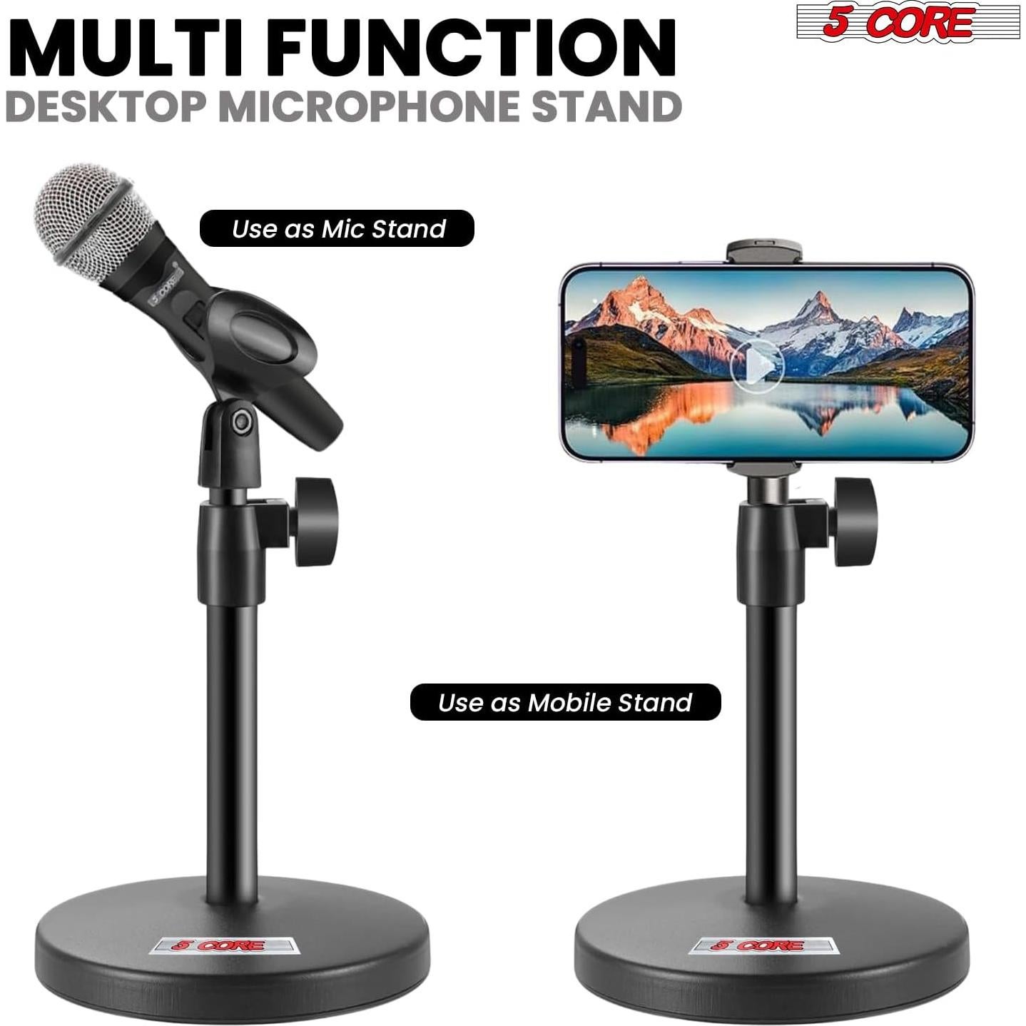 Soporte de Micrófono 5 Core Ajustable para Escritorio MS RBS BOOM