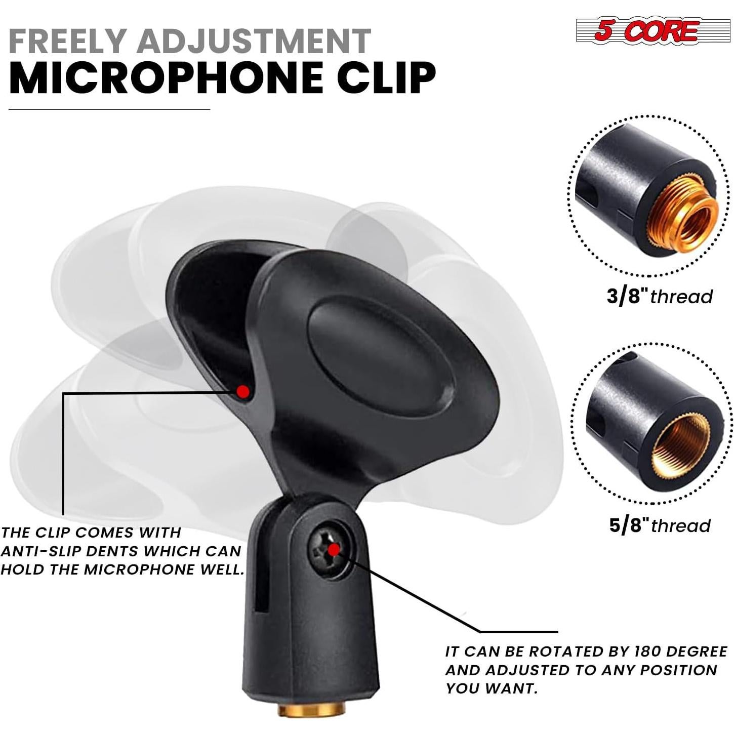 Soporte de Micrófono 5 Core Ajustable para Escritorio MS RBS BOOM