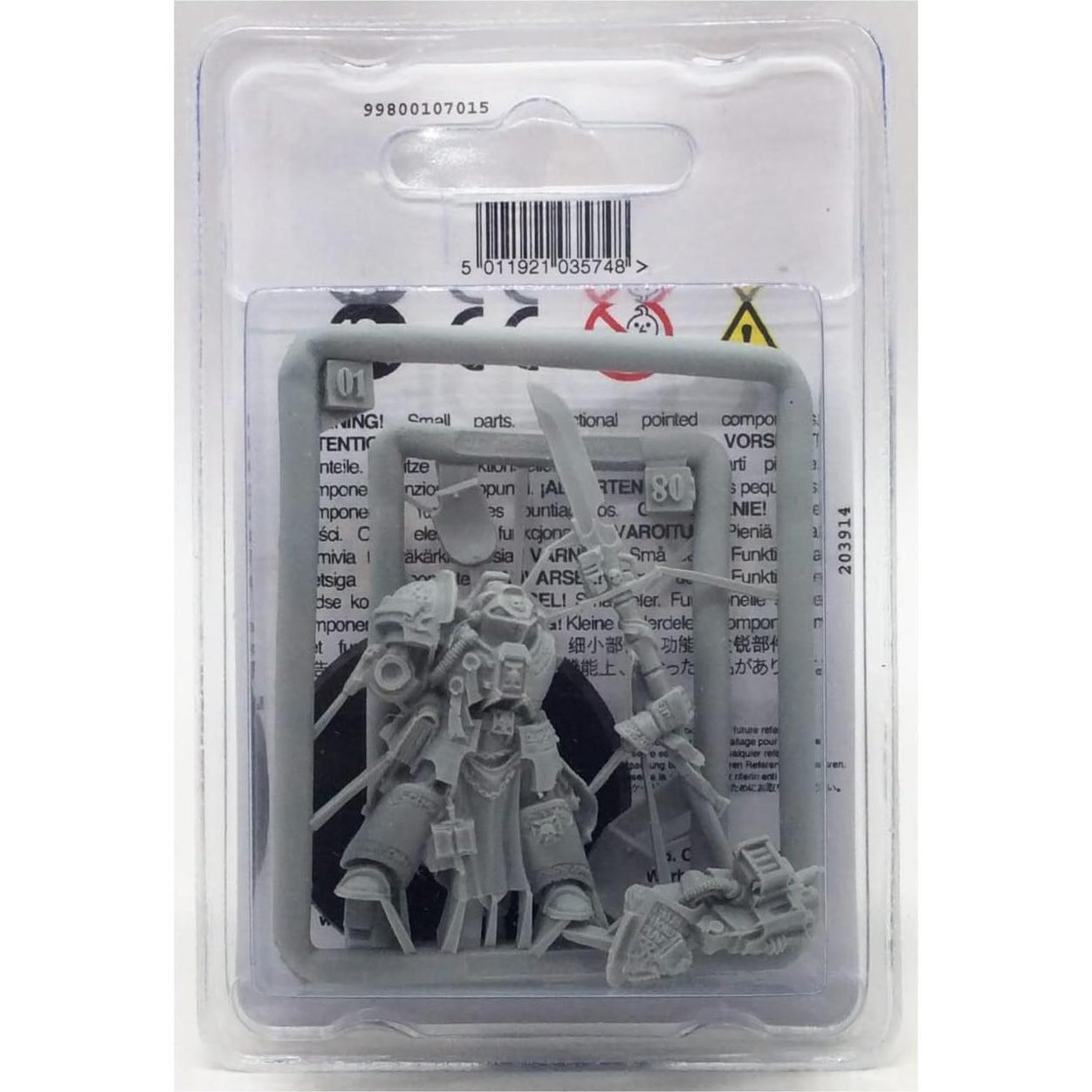 Miniatura Warhammer 40k Caballero Capitán Caballero Gris