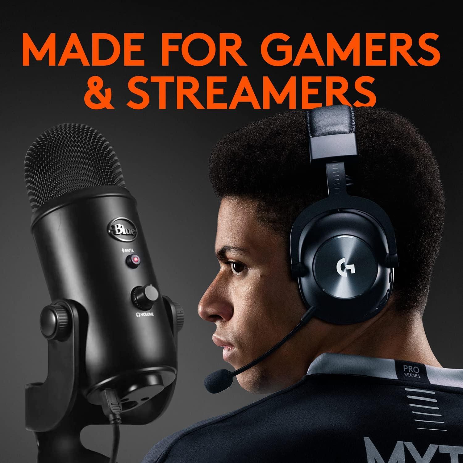 Auriculares Gaming Logitech G PRO X con Micrófono USB Yeti