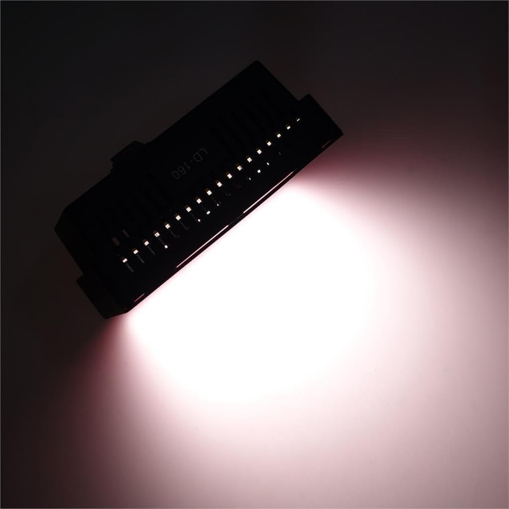 Luz de Video LED 160 LEDs SSE HD160LED 5600K con Filtros