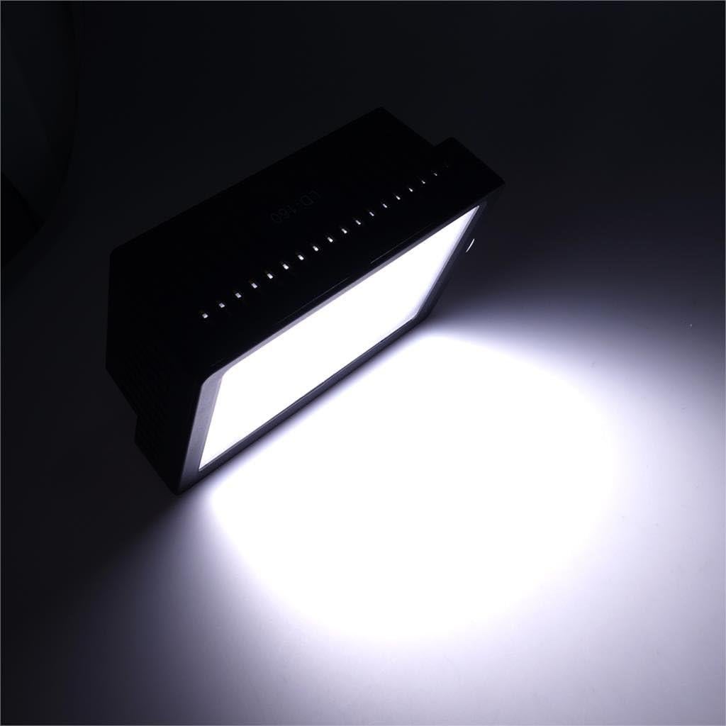 Luz de Video LED 160 LEDs SSE HD160LED 5600K con Filtros