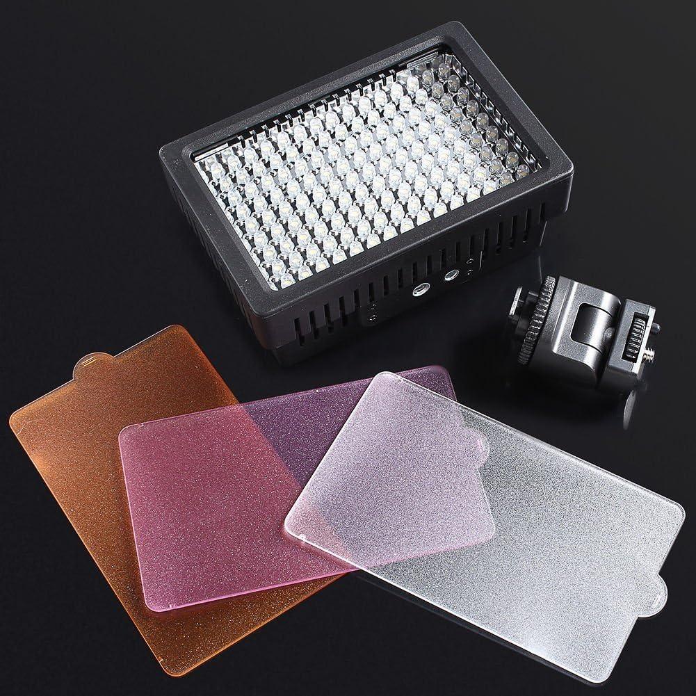 Luz de Video LED 160 LEDs SSE HD160LED 5600K con Filtros