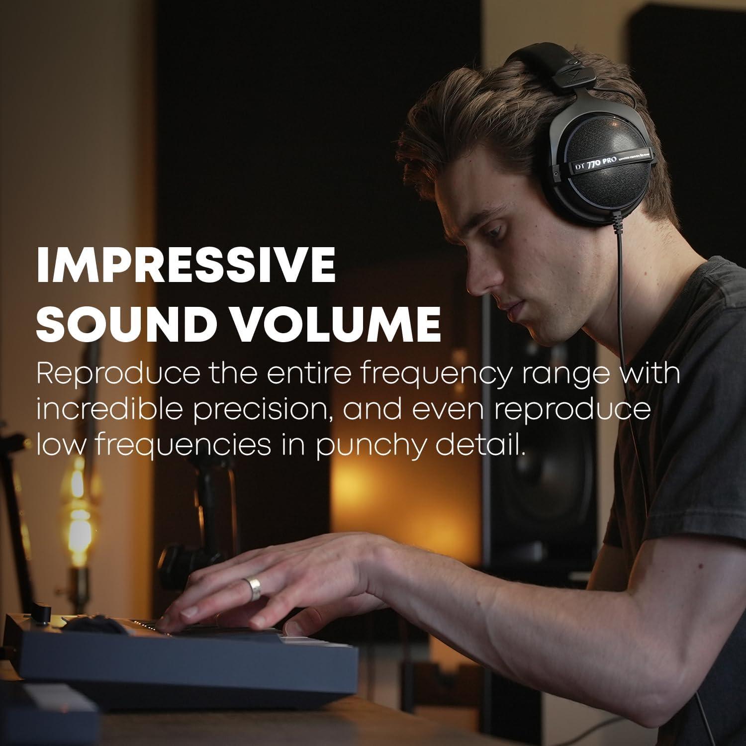 Auriculares Beyerdynamic DT 770 Pro 80 Ohm Gris - Estudio Profesional