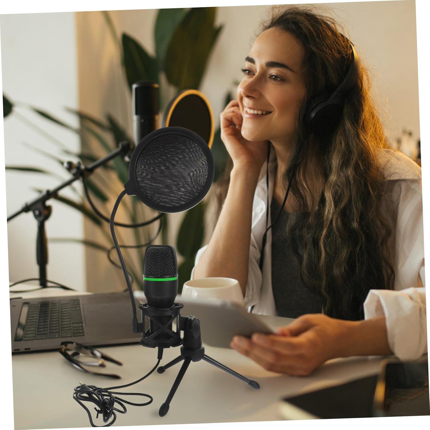 Micrófono de Condensador USB VICASKY para Juegos y Streaming