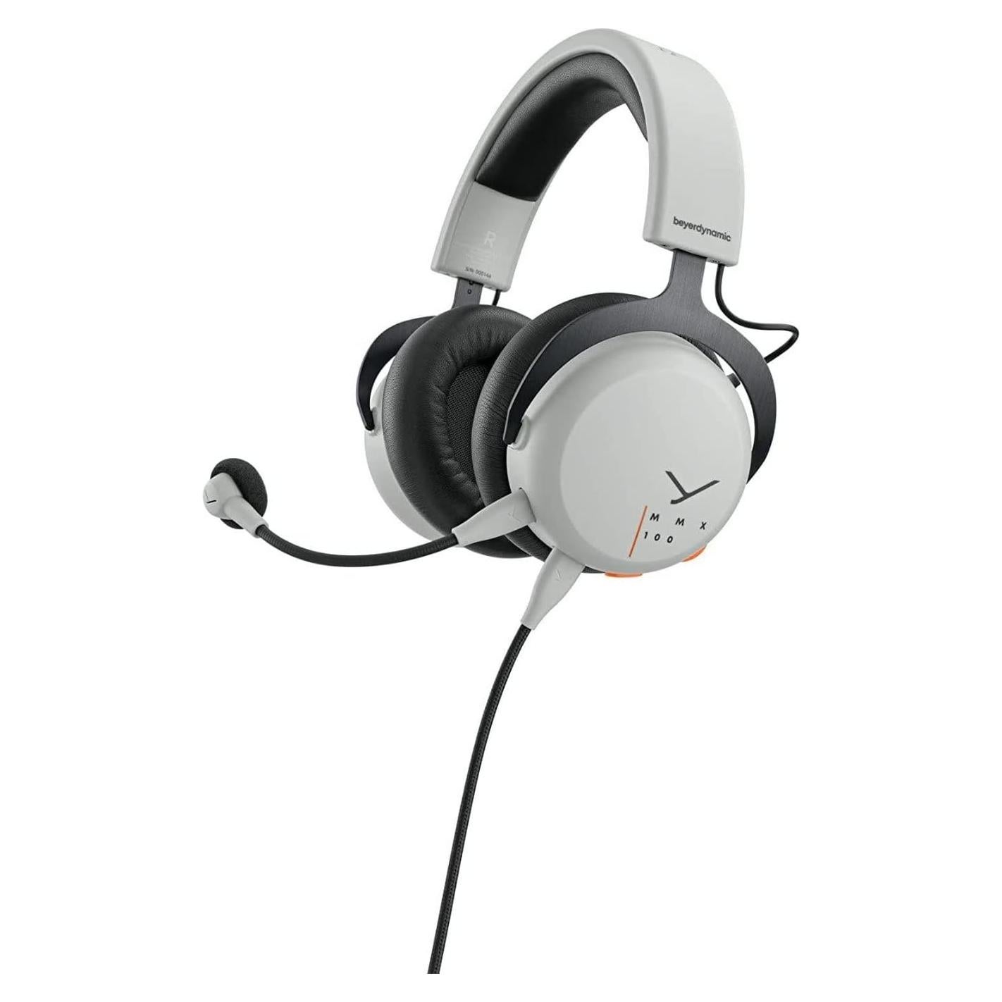 beyerdynamic MMX 100 Closed-Back Over-Ear Gaming Headset with META Voice Microphone and Excellent Sound for All Gaming Devices (Renewed)