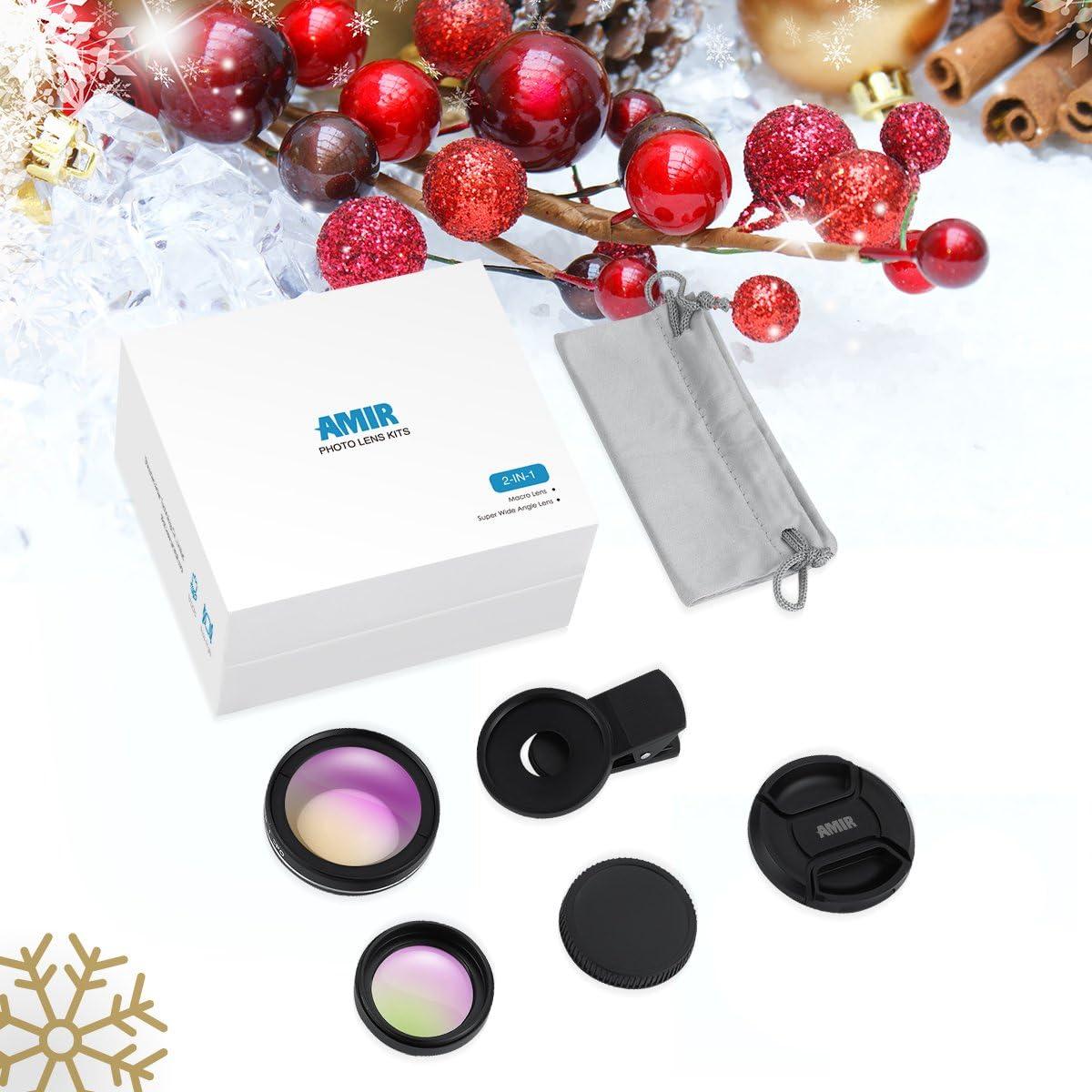 Lente de Cámara Criacr 2 en 1 Gran Angular 0.45X y Macro 15X