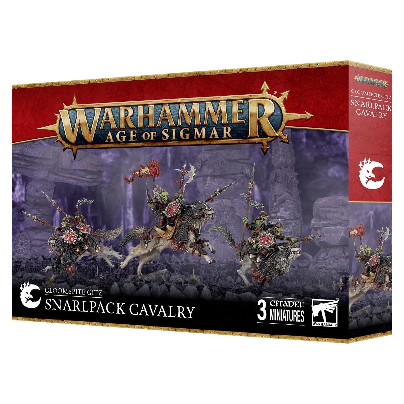 Warhammer Age of Sigmar Gloomspite Gitz Snarlpack Caballería