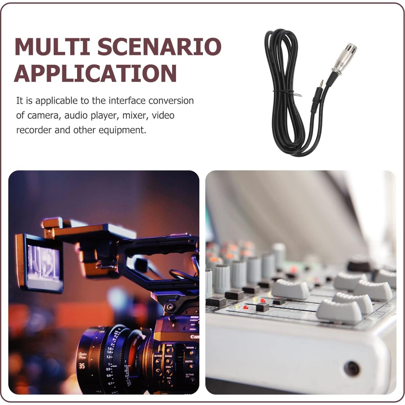 Adaptador de Audio TOYANDONA XLR a 1/4" Blindado 250cm