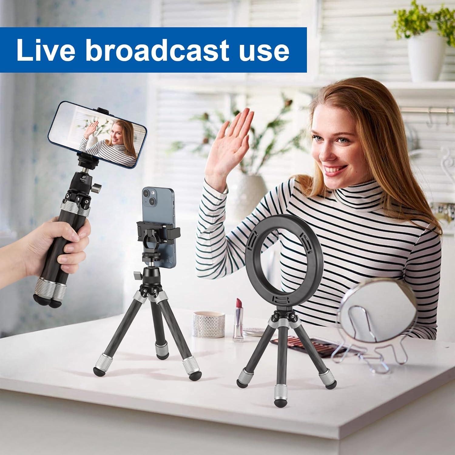 Trípode de Viaje LEOFOTO MT-02CL de Fibra de Carbono 5kg