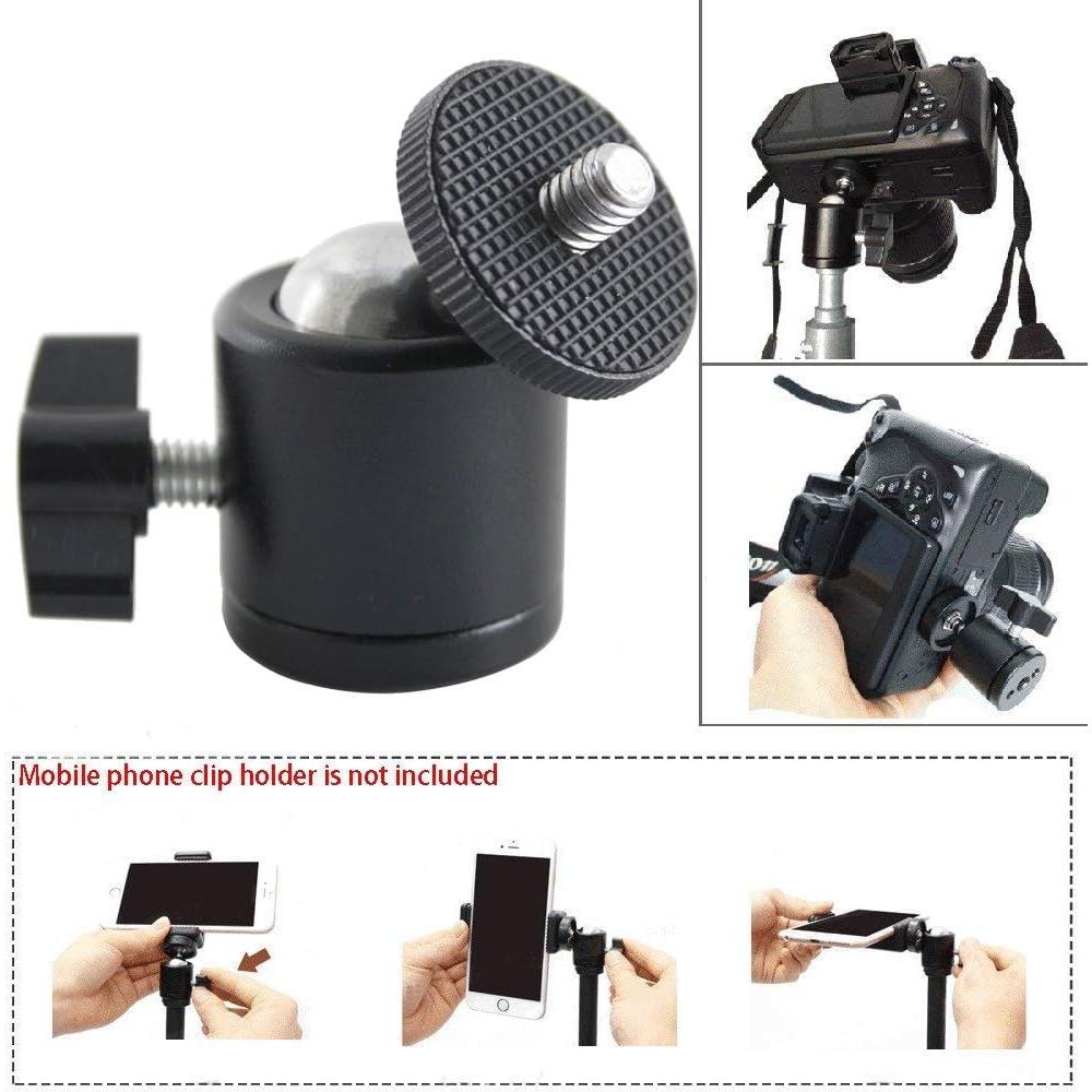 Cabezal de Bola Mini Trípode EXMAX 360° para Cámara DSLR