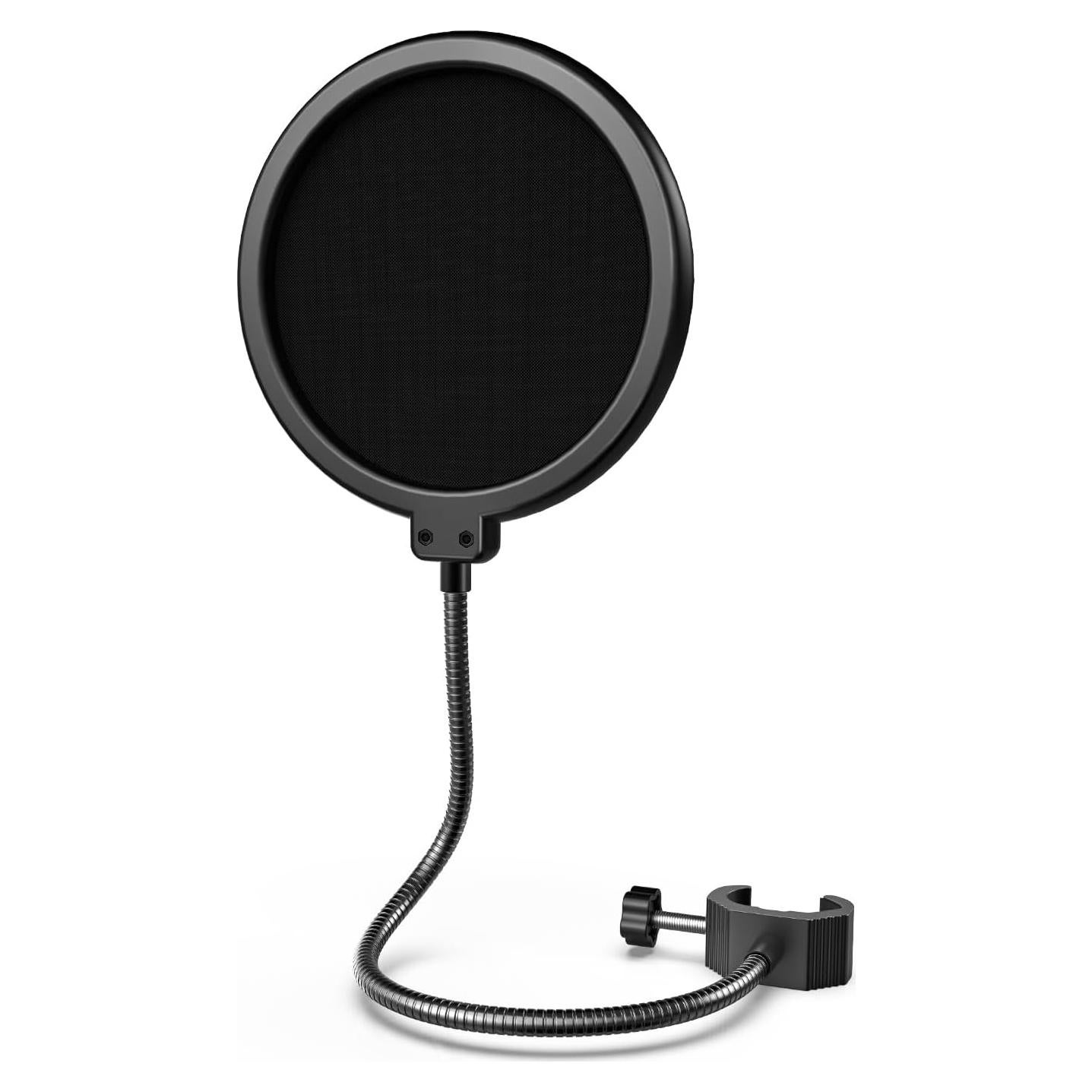 Filtro Pop FIFINE RF2021002 para Micrófono con Clip Flexible