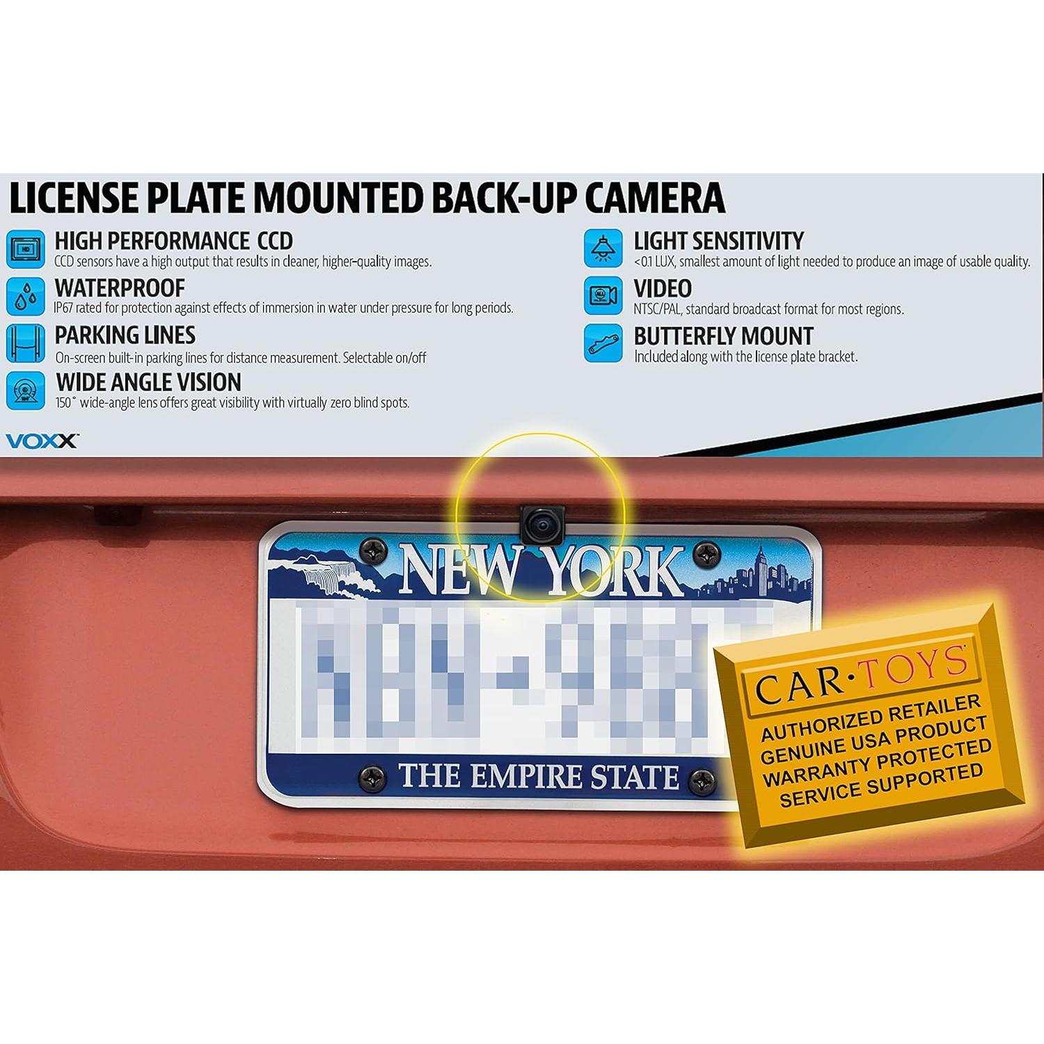 Paquete Sony XAV-AX3200 Estéreo de Coche y Cámara de Respaldo