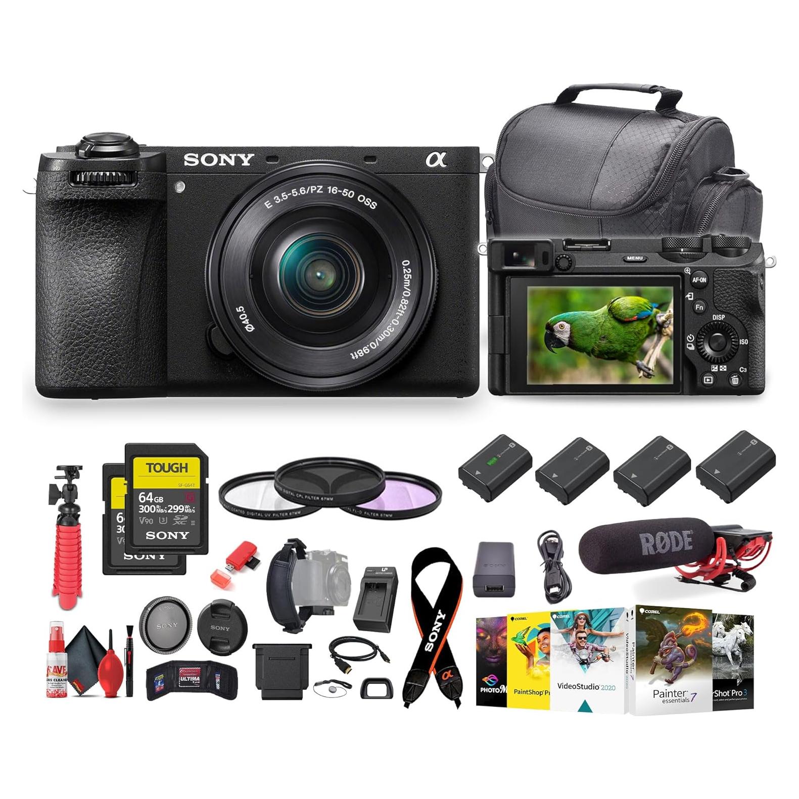 Cámara Sin Espejo Sony a6700 con Lente 16-50mm y Accesorios