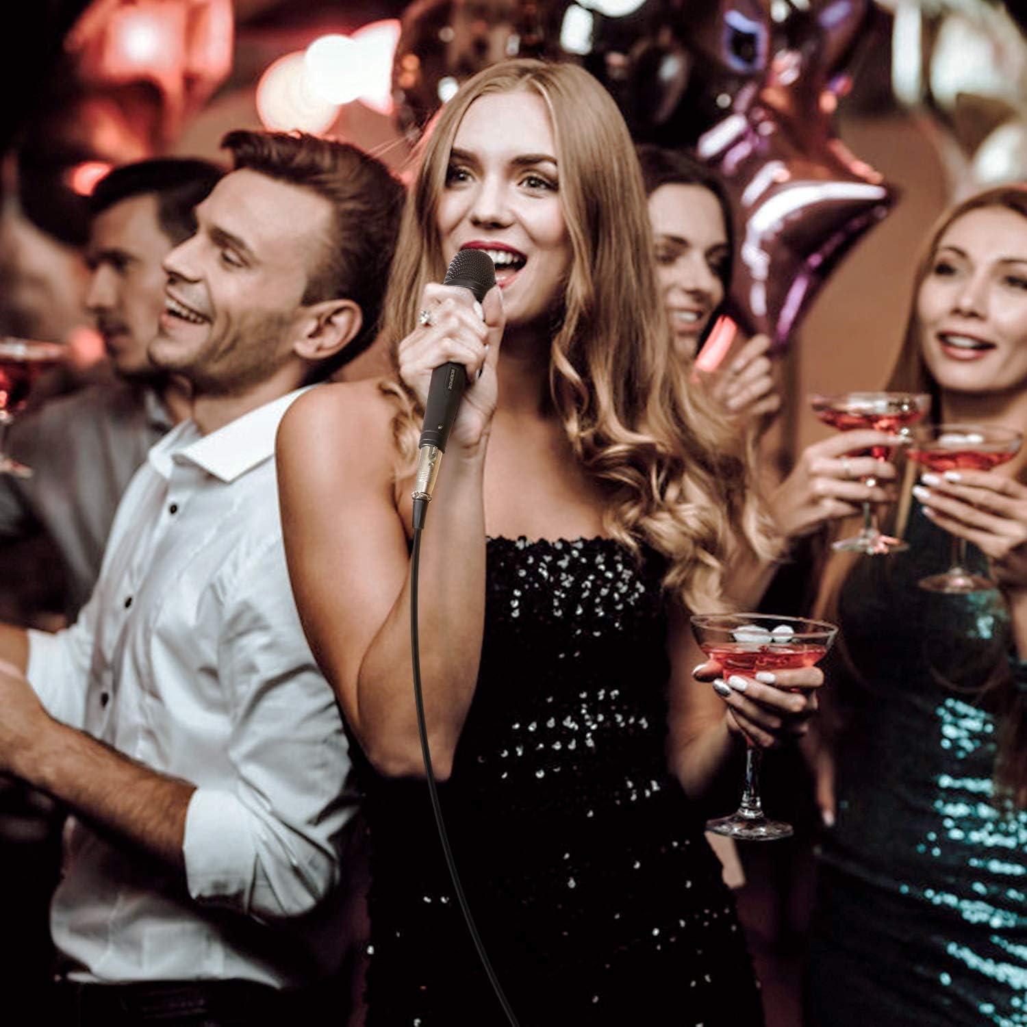 Micrófono Dinámico de Mano TONOR K1 con Cable de 5m para Karaoke