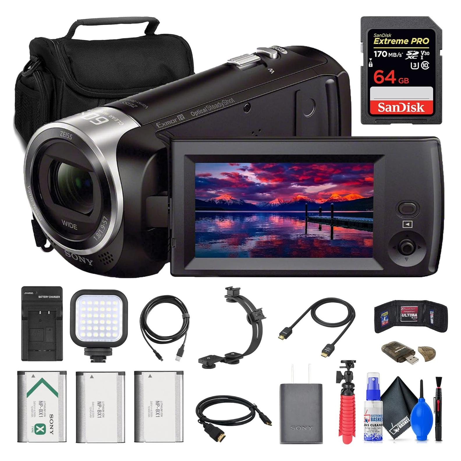 Cámara Sony HDR-CX405 HD + Tarjeta 64GB + Accesorios