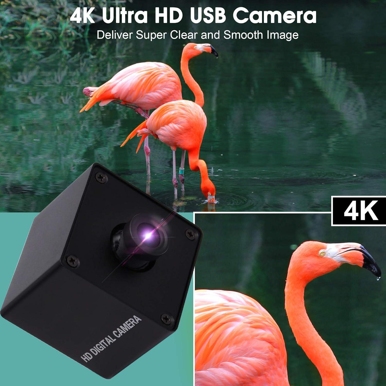 Cámara Web USB SVPRO 4K Ultra HD 30fps con Lente de 3.6mm