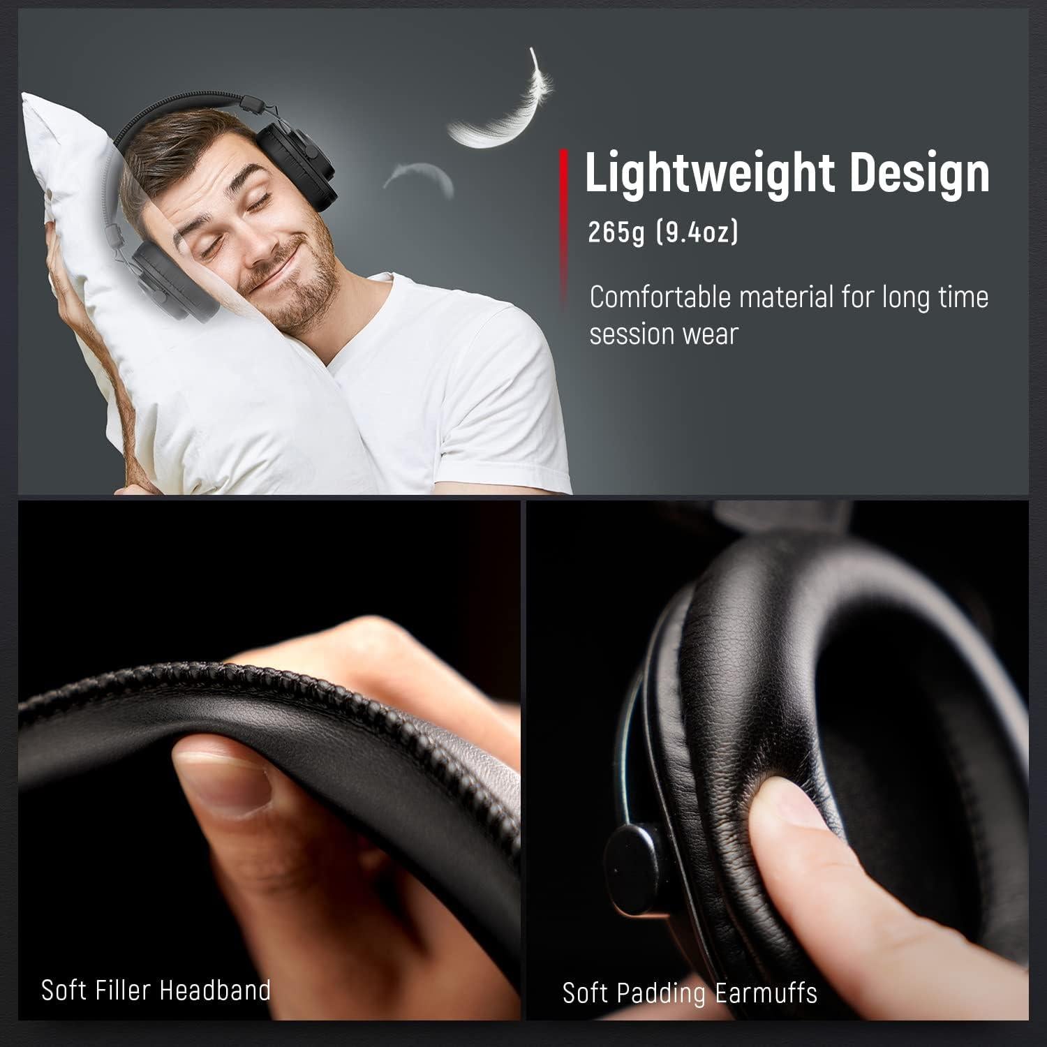 Auriculares para Juegos FIFINE H6+H8 con Micrófono y RGB