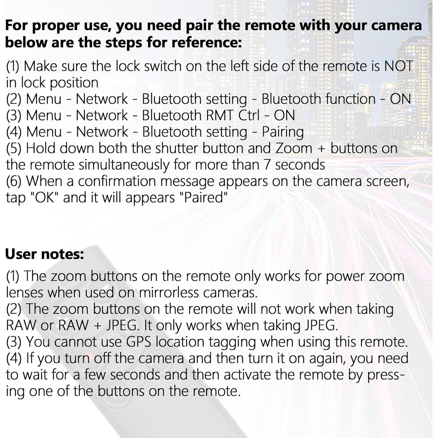 Trípode Inalámbrico AODELAN TG-1 con Control Remoto para Sony