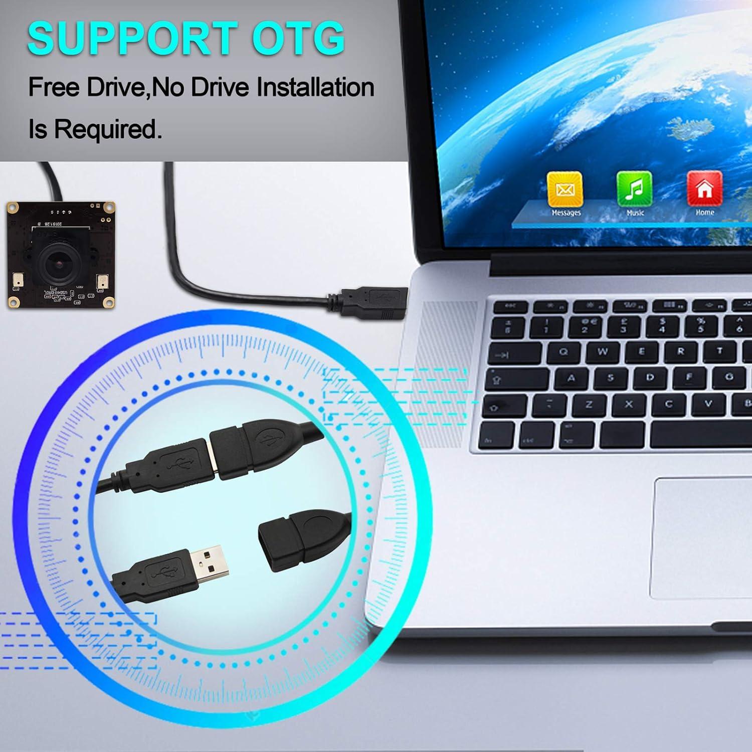 Webcam 4K Hotpet con Lente de 3.6mm y Sensor Sony IMX317