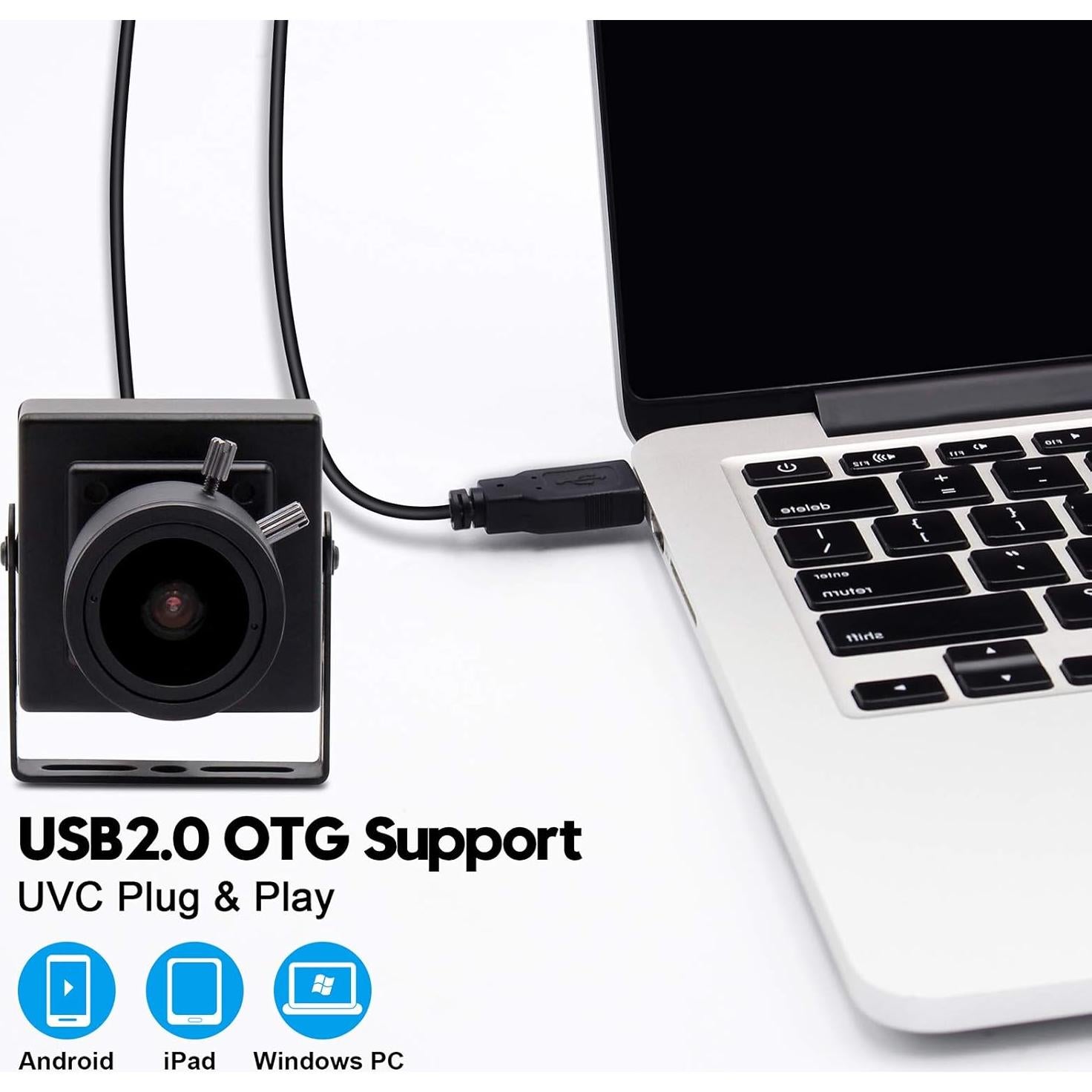 Cámara USB SVPRO 1080P HD con Lente Zoom 2.8-12mm