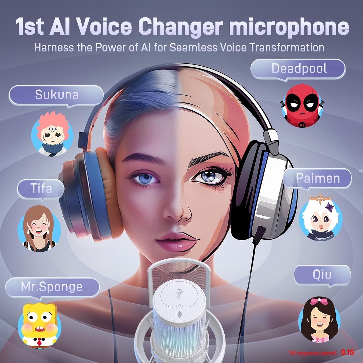 Micrófono Inalámbrico Maono DM40 USB con Cancelación de Ruido