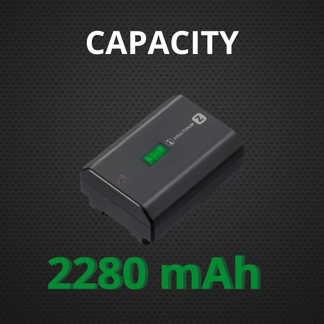 Batería recargable Sony NP-FZ100 Z-Series 2x 2280mAh + Cargador