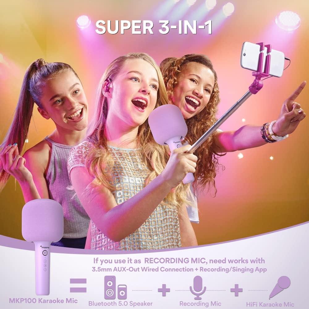 Micrófono Karaoke Inalámbrico MAONO MKP100 Portátil 0.46 kg