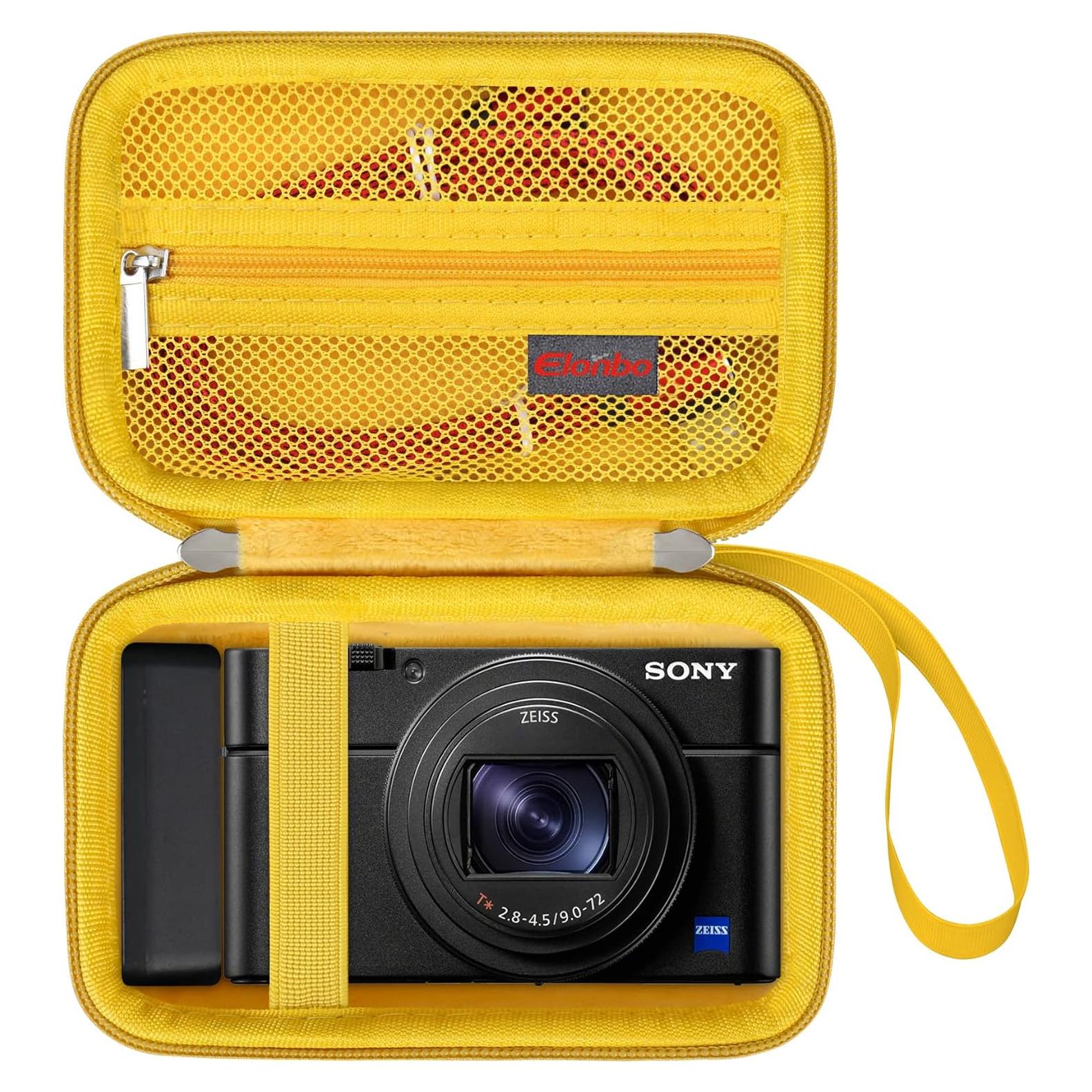 Funda de Transporte Elonbo para Cámara Sony RX100 - Amarillo