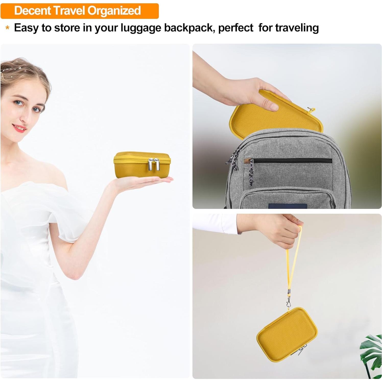 Funda de Transporte Elonbo para Cámara Sony RX100 - Amarillo