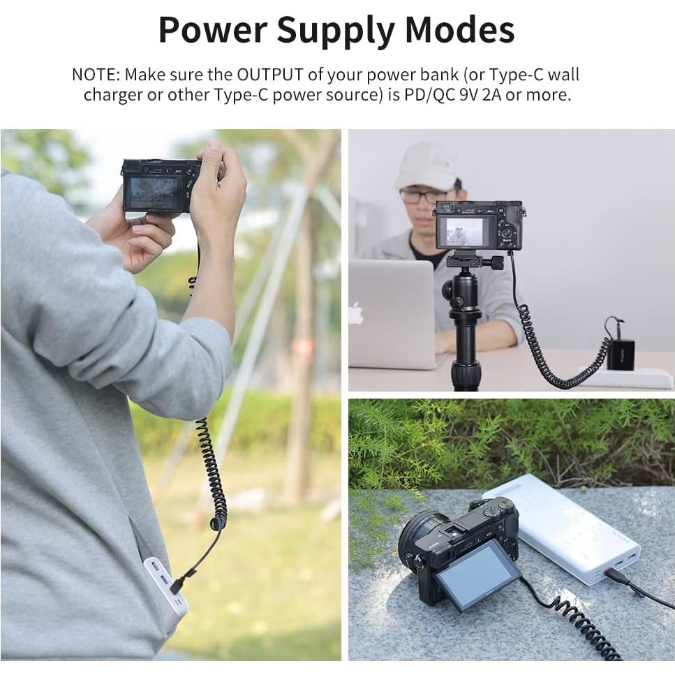 Batería Dummy KingMa NP-FW50 con Cable Tipo-C para Sony