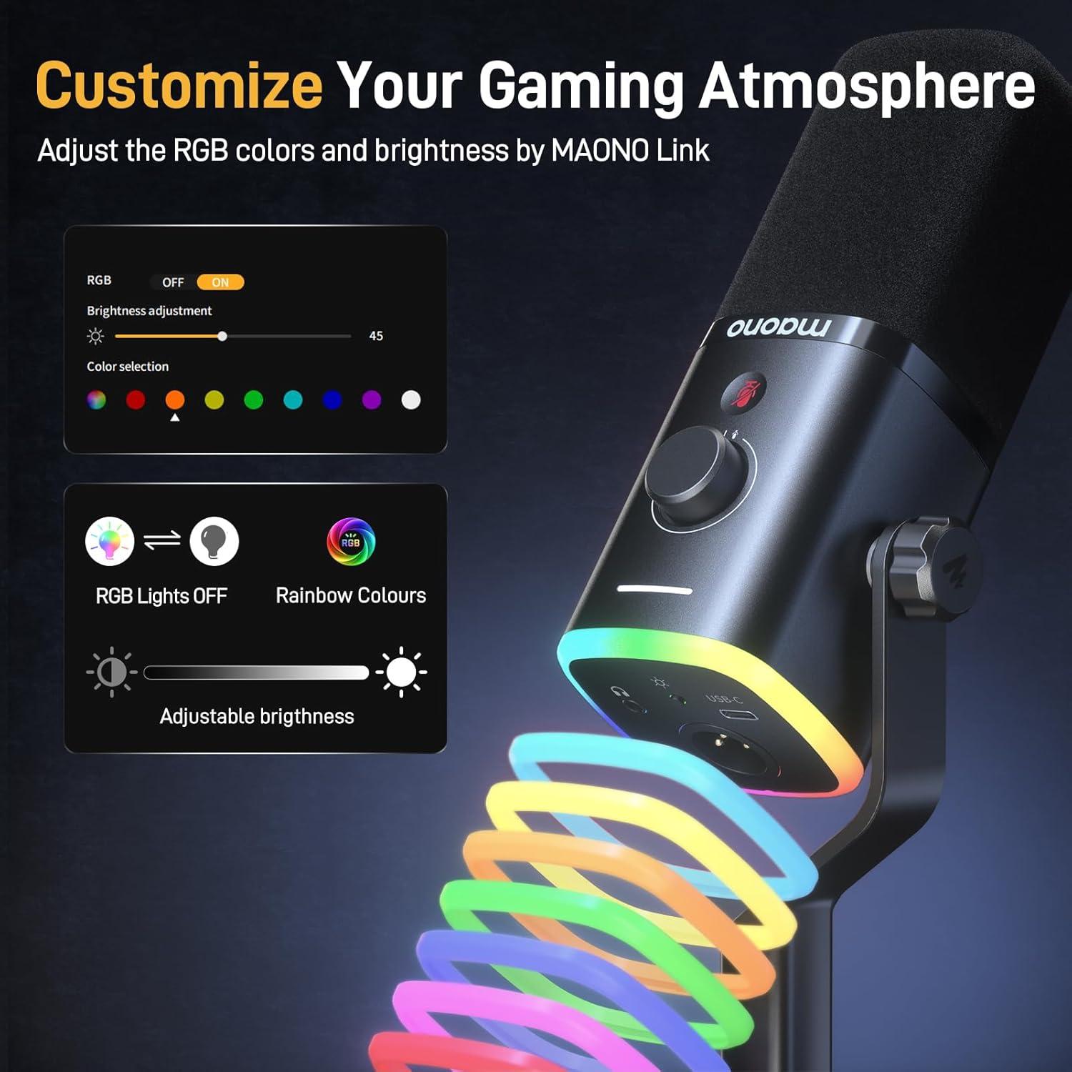 Paquete de Micrófono MAONO PD100X y Maonocaster G1 NEO