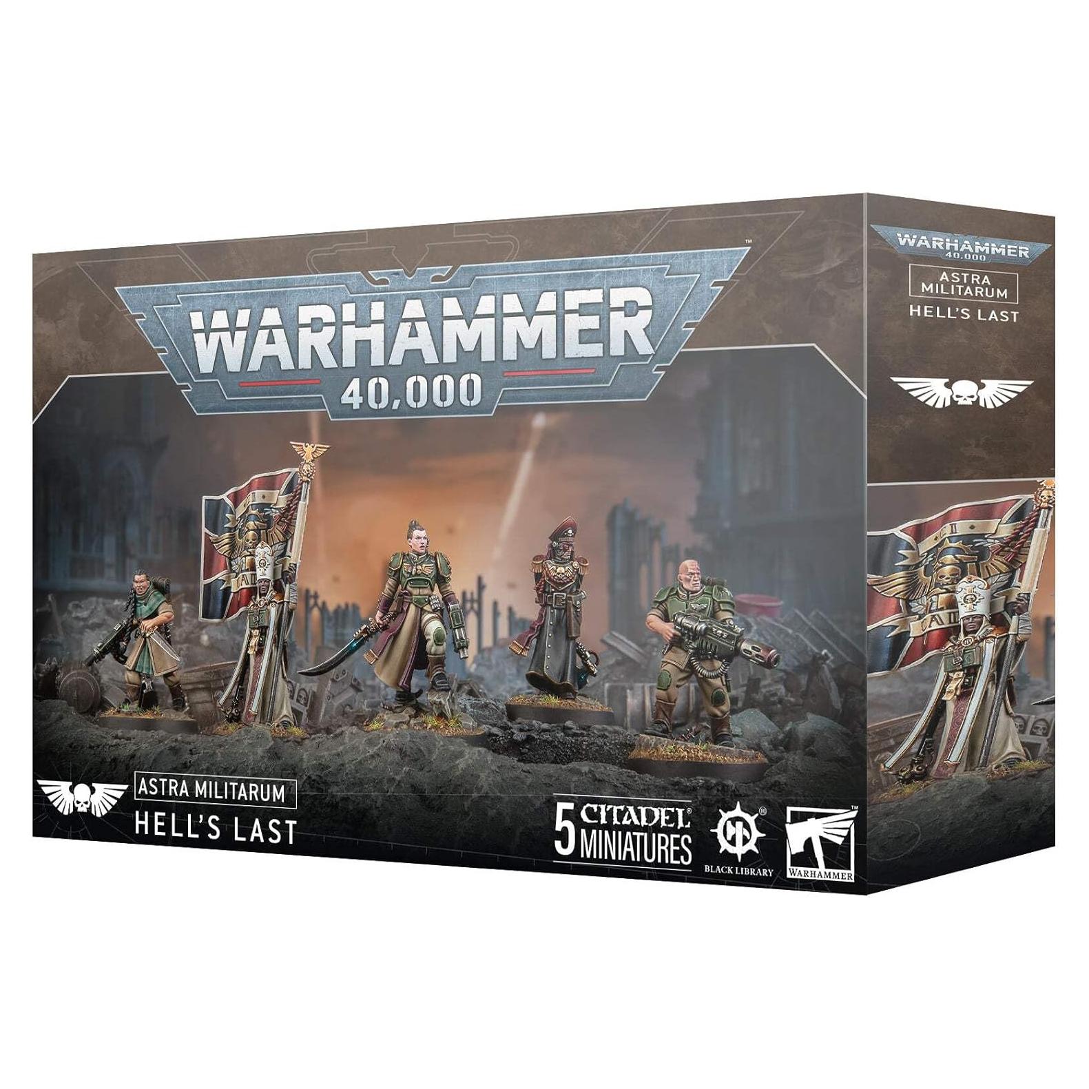 Warhammer 40,000 Astra Militarum Capitán Minka Lesk 5 Miniaturas