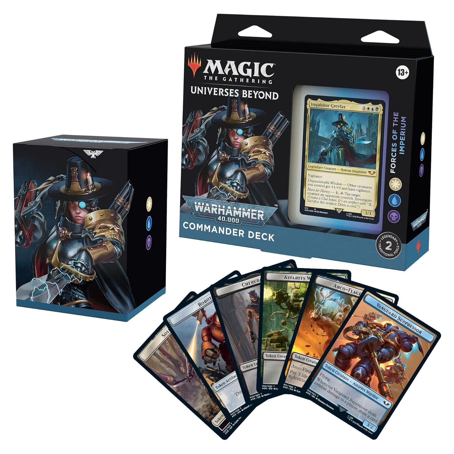 Magic: The Gathering Universes Beyond: Warhammer 40,000 Commander Deck – Forces of the Imperium
