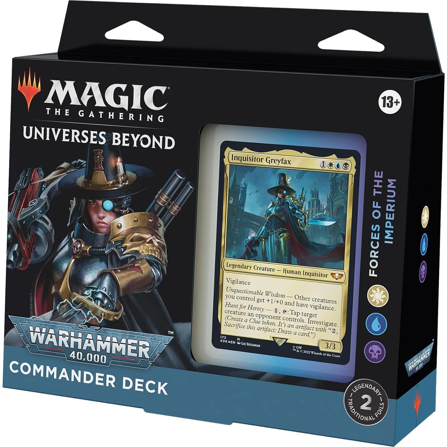 Magic: The Gathering Universes Beyond: Warhammer 40,000 Commander Deck – Forces of the Imperium