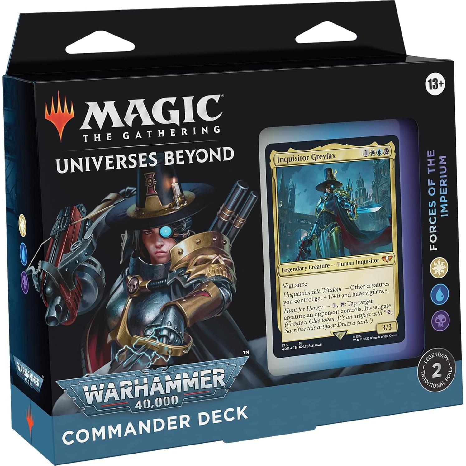 Magic: The Gathering Universes Beyond: Warhammer 40,000 Commander Deck – Forces of the Imperium