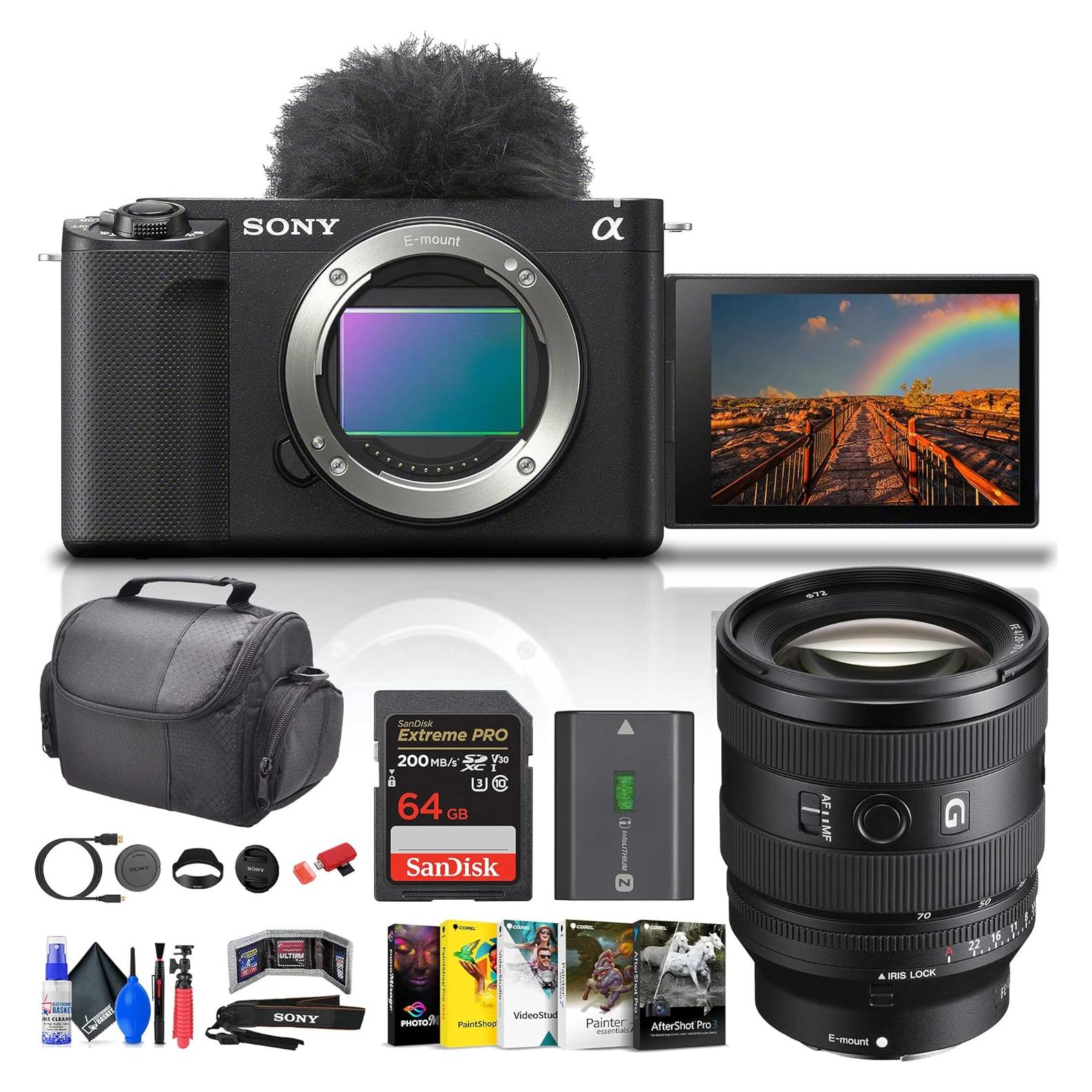 Cámara Sin Espejo Sony Alpha ZV-E1 12MP + Lente 20-70mm + Accesorios